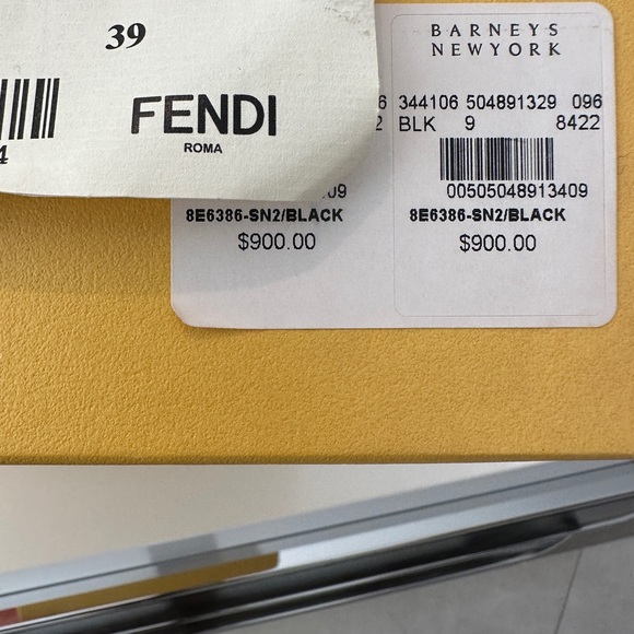 Fendi decorative Sneaker Black/Navy/Olive size 39 - Picture 2 of 11